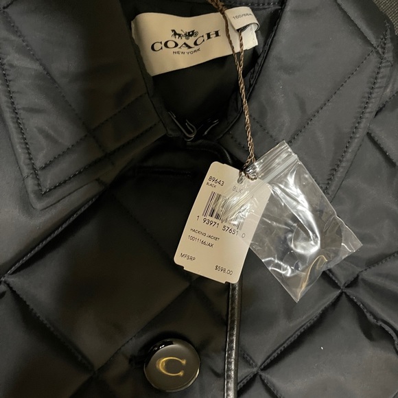 Authentic Coach Jacket Sz SMALL. NWT 🏷 MFSRP $598 - Picture 4 of 5